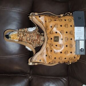 MCM Vesitos Cognac Vesitos Hobo bag